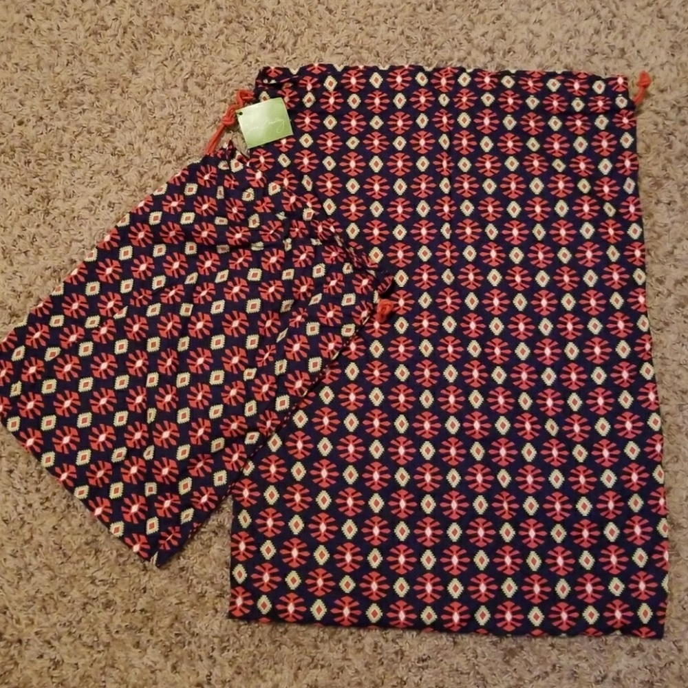 NWT Vera Bradley Travel Pouch Duo